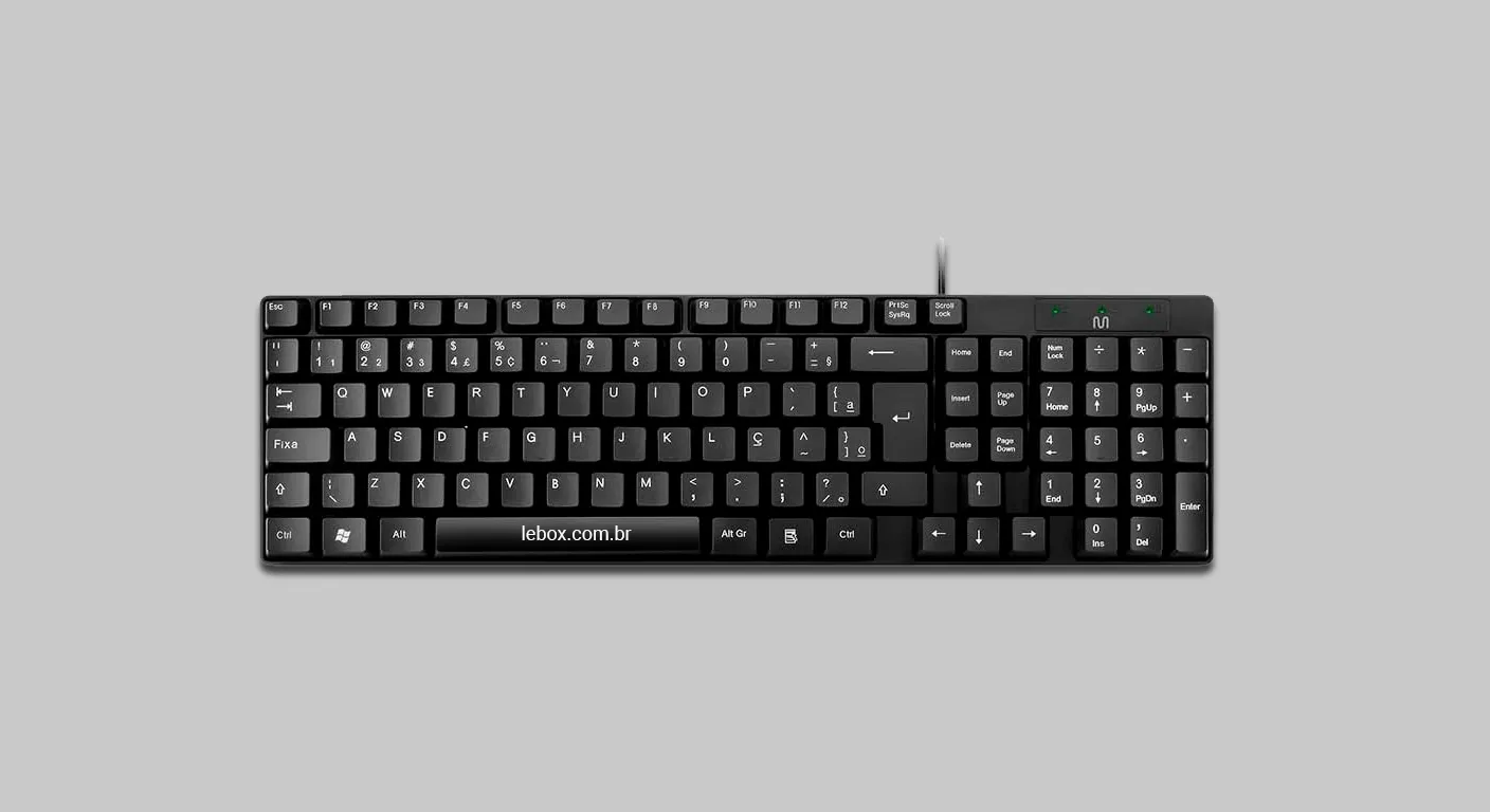 Análise de Custo e Performance do Teclado Com Fio Compacto Multilaser TC193