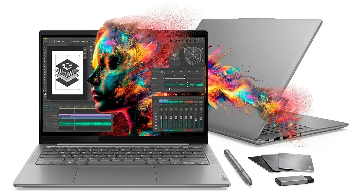 Notebook Yoga Slim 7i Intel Core Ultra 5, 16GB, 512GB SSD Intel Arc Graphics, 14" W11